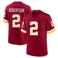 W.Commanders #2 Amik Robertson Player Burgundy Game Home Ldoa Stitched Jerseys
