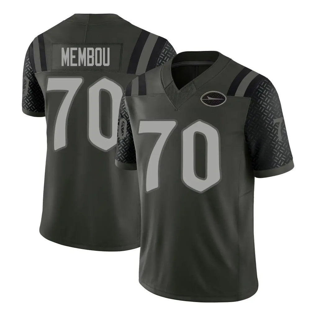 NY.Jets #70 Armand Membou Player Green Limited 2025 Rivalries Collection Home Game Ldoa Stitched Jerseys