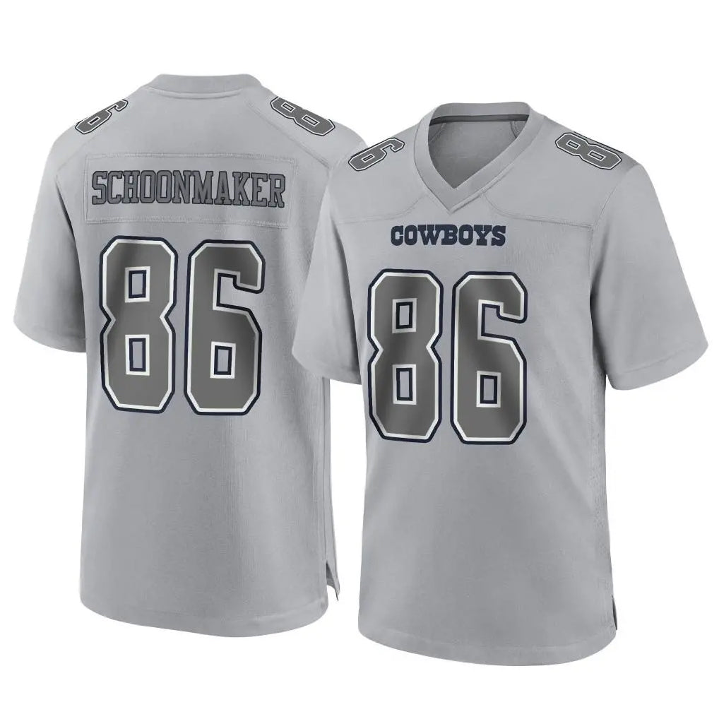 D.Cowboys #86 Luke Schoonmaker Player Gray Atmosphere Fashion Home Game Kdoa Stitched Jerseys