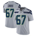 S.Seahawks #67 Charles Cross Player Gray Limited Vapor Untouchable Home Game Ldoa Stitched Jerseys