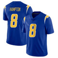 LA.Chargers #8 Omarion Hampton Player Royal Limited Vapor Home Game Ldoa Stitched Jerseys