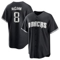 A.Diamondbacks #8 James McCann Player Black Game Home Ldoa Stitched Jerseys