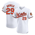 B.Orioles #29 Samuel Basallo Player White Limited Elite Home Game Ldoa Stitched Jerseys