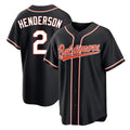 B.Orioles #2 Gunnar Henderson Player Black Out Home Game Ldoa Stitched Jerseys