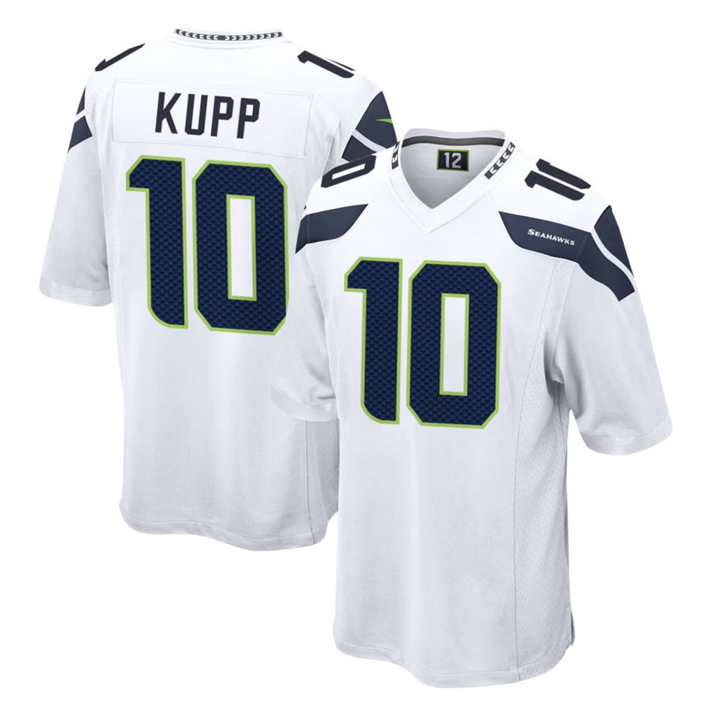 S.Seahawks #10 Cooper Kupp Player White Home Game Ldoa Stitched Jerseys
