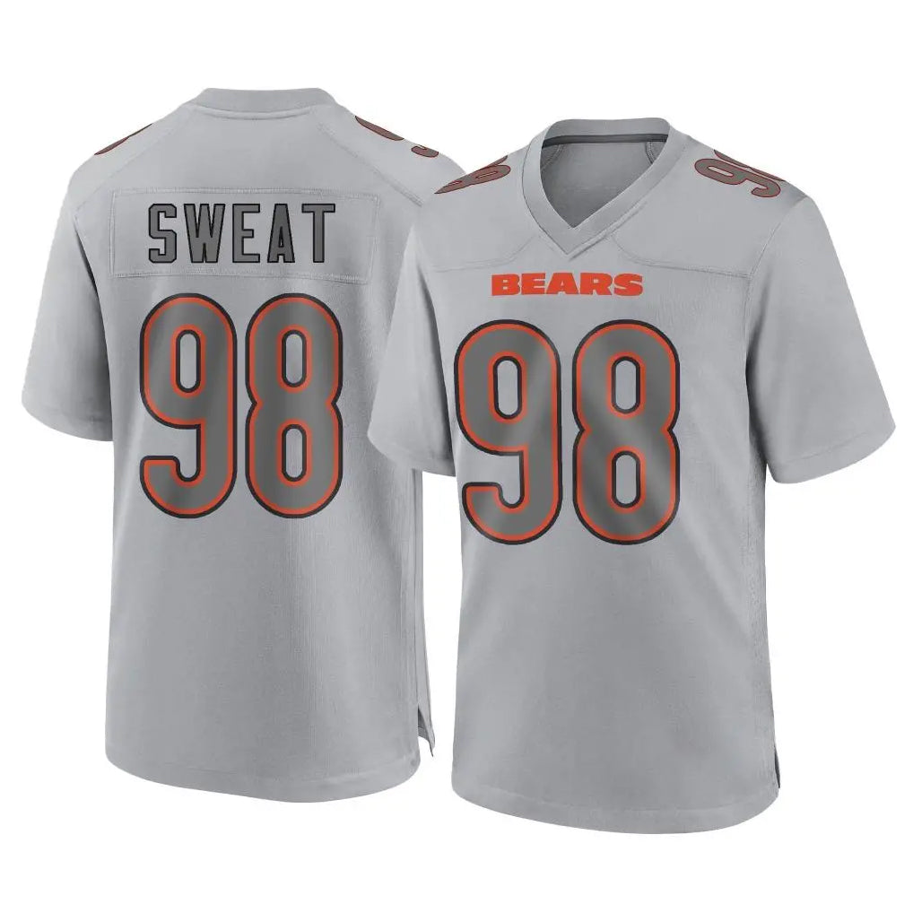 C.Bears #98 Montez Sweat Player Gray Atmosphere Fashion Game Ldoa Stitched Jerseys