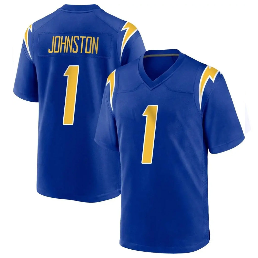 LA.Chargers #1 Quentin Johnston Player Royal Home Game Ldoa Stitched Jerseys