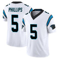 C.Panthers #5 Jaelan Phillips Player White Vapor F.U.S.E. Limited Home Game Ldoa Stitched Jerseys