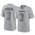 D.Cowboys #3 George Pickens Player Gray Atmosphere Fashion Home Game Ldoa Stitched Jerseys