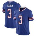 B.Bills #3 Damar Hamlin Player Royal Vapor Untouchable Limited Ldoa Stitched Jerseys