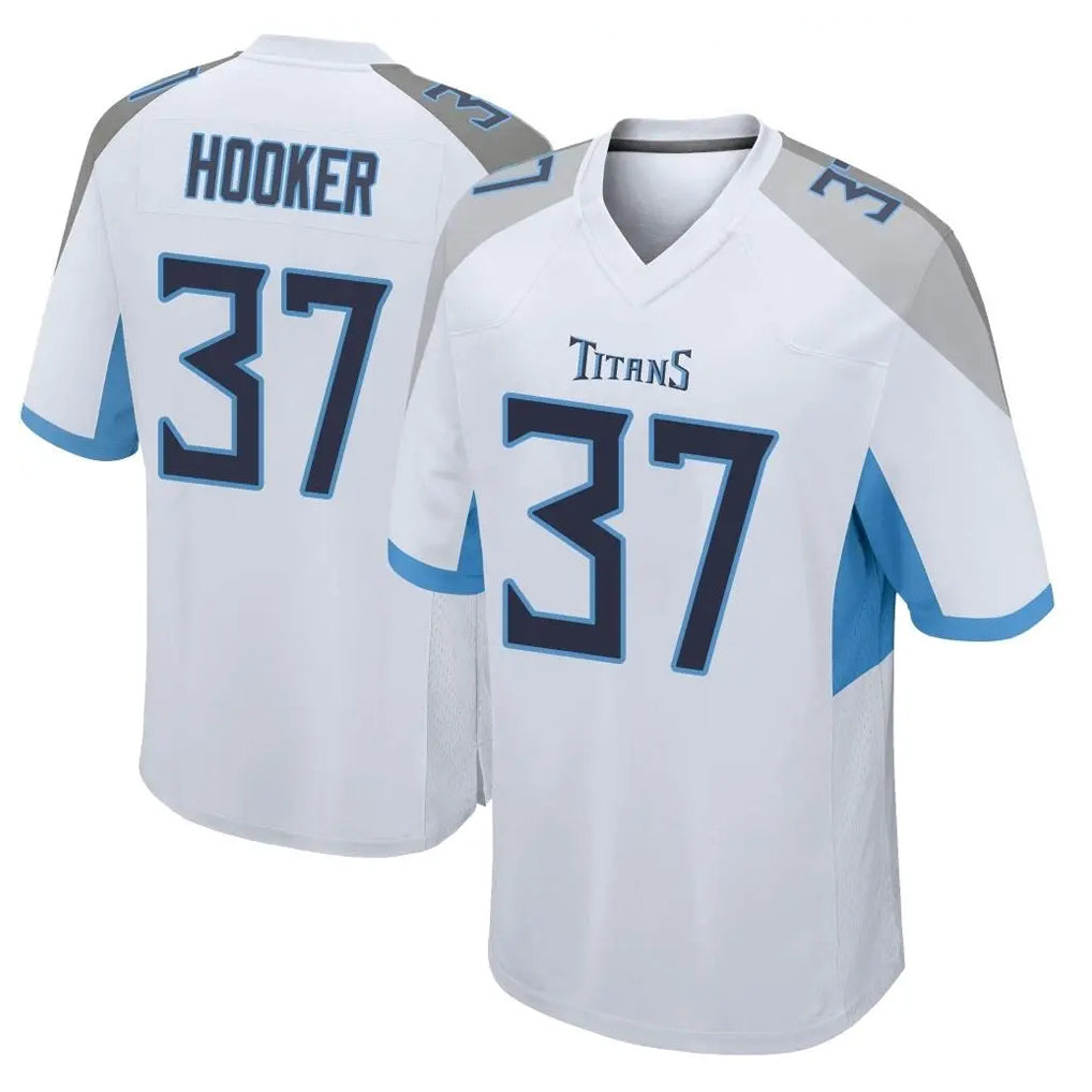 T.Titans #37 Amani Hooker Player White Home Game Ldoa Stitched Jerseys