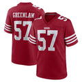 SF.49ers #57 Dre Greenlaw Player Red Game Home Ldoa Stitched Jerseys