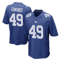 NY.Giants #49 Tremaine Edmunds Player Royal Home Game Ldoa Stitched Jerseys