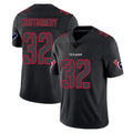 H.Texans #32 David Montgomery Player Black Impact Limited Game Ldoa Stitched Jerseys