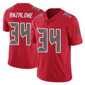 TB.Buccaneers #34 Alex Anzalone Player Red Limited Color Rush Home Game Ldoa Stitched Jerseys