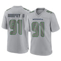 S.Seahawks #91 Byron Murphy II Player Gray Atmosphere Fashion Home Game Ldoa Stitched Jerseys