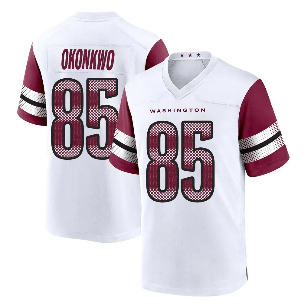 W.Commanders #85 Chig Okonkwo Player White Game Home Ldoa Stitched Jerseys