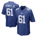 NY.Giants #61 John Michael Schmitz Jr. Player Royal Home Game Ldoa Stitched Jerseys