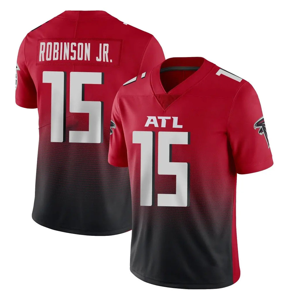 A.Falcons #15 Brian Robinson Player Red Vapor Untouchable Limited Home Game Ldoa Stitched Jerseys