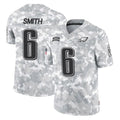 P.Eagles #6 DeVonta Smith Player Arctic Camo Salute to Service Limited Game Ldoa Stitched Jerseys