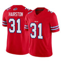 B.Bills #31 Maxwell Hairston Player Red Vapor F.U.S.E. Limited Home Game Ldoa Stitched Jerseys