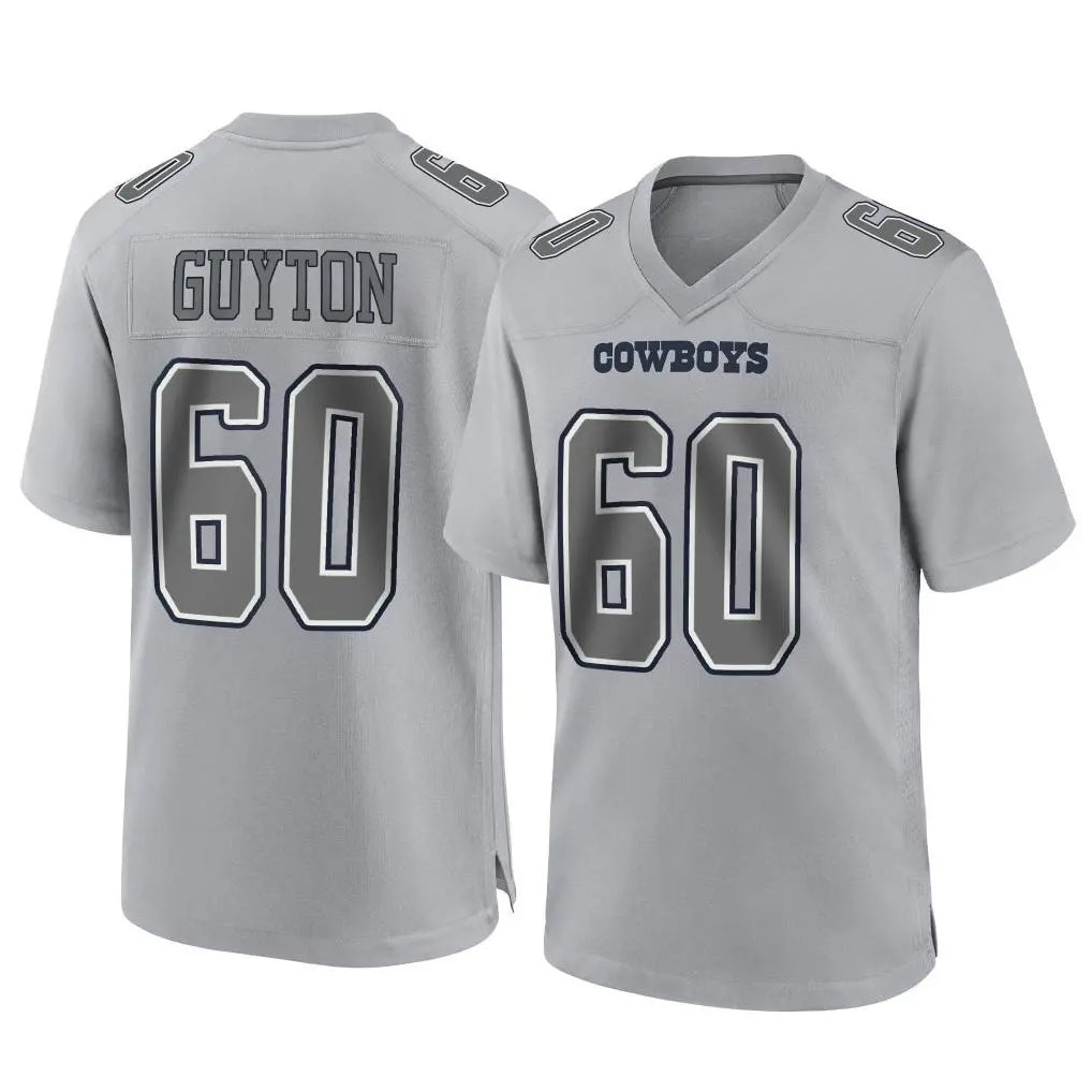 D.Cowboys #60 Tyler Guyton Player Gray Atmosphere Fashion Home Game Kdoa Stitched Jerseys