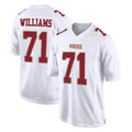 SF.49ers #71 Trent Williams Player White Fashion Home Game Ldoa Stitched Jerseys