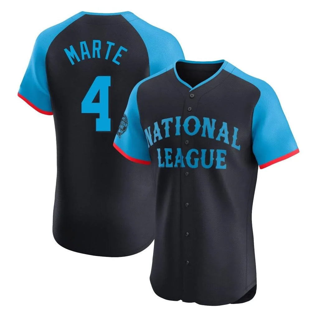 A.Diamondbacks #4 Ketel Marte Player Black National League All-Star Limited Elite Home Game Ldoa Stitched Jerseys