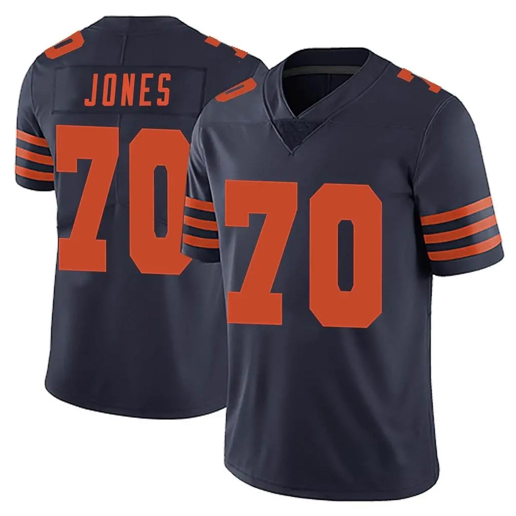 C.Bears #70 Braxton Jones Player Navy Blue Alternate Vapor Untouchable Limited Ldoa Stitched Jerseys