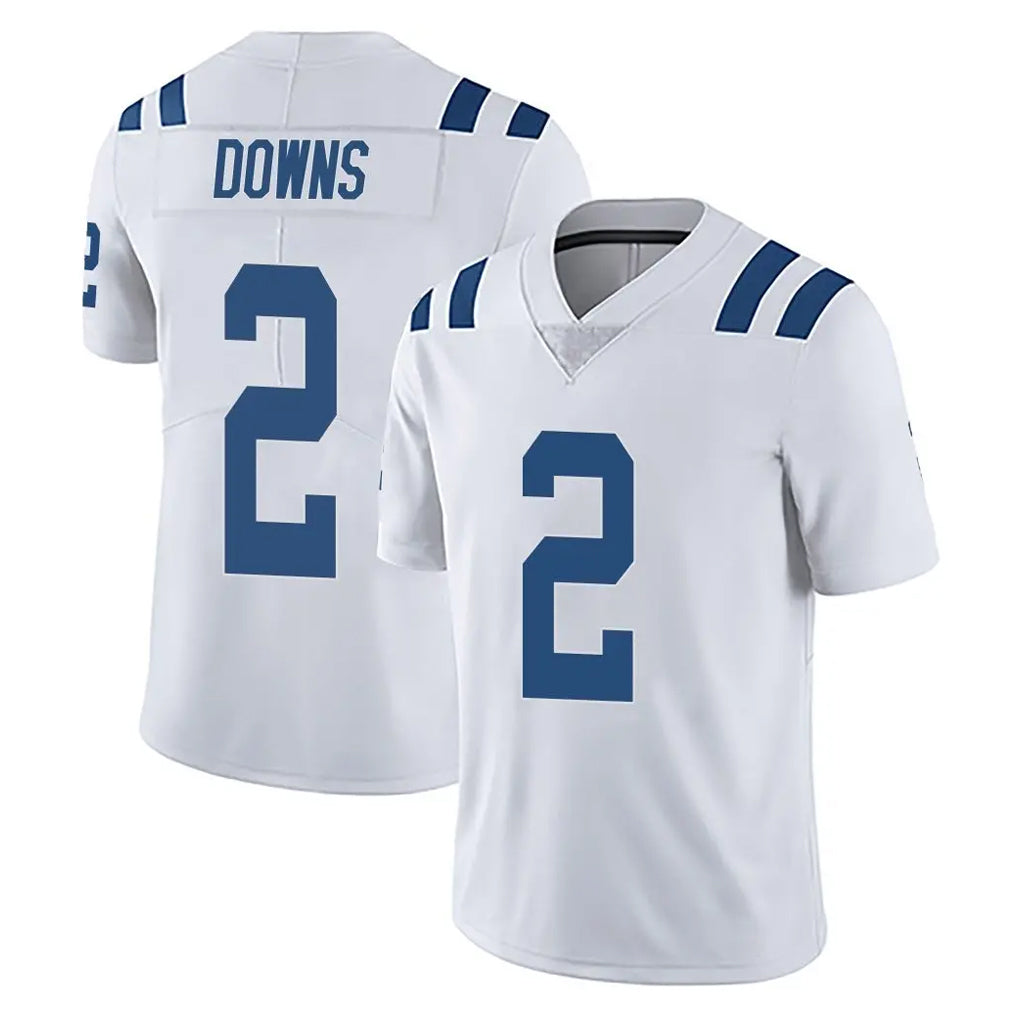 IN.Colts #2 Josh Downs Player White Limited Vapor Untouchable Home Game Ldoa Stitched Jerseys
