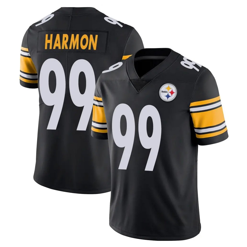 P.Steelers #99 Derrick Harmon Player Black Limited Vapor Untouchable Home Game Ldoa Stitched Jerseys