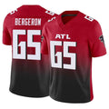 A.Falcons #65 Matthew Bergeron Player Red Vapor F.U.S.E. Limited Home Game Ldoa Stitched Jerseys