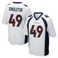 D.Broncos #49 Alex Singleton Player White Game Ldoa Stitched Jerseys