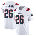 NE.Patriots #26 Hassan Haskins Player White Vapor Untouchable Home Game Ldoa Stitched Jerseys