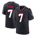 H.Texans #7 CJ Stroud Player Navy Team Home Game Ldoa Stitched Jerseys