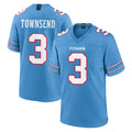 T.Titans #3 Tommy Townsend Player Light Blue 2026 Game Home Ldoa Stitched Jerseys