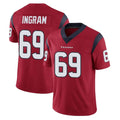 H.Texans #69 Ed Ingram Player Red Limited Vapor Untouchable Home Game Ldoa Stitched Jerseys