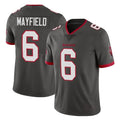 TB.Buccaneers #6 Baker Mayfield Player Pewter Limited Alternate Vapor Home Game Ldoa Stitched Jerseys