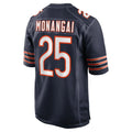 C.Bears #25 Kyle Monangai Player Navy Home Game Ldoa Stitched Jerseys