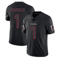 A.Falcons #1 Tua Tagovailoa Player Black Impact Limited Game Ldoa Stitched Jerseys
