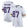 M.Vikings #87 T.J. Hockenson Player White Home Game Ldoa Stitched Jerseys