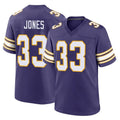 M.Vikings #33 Aaron Jones Sr. Player Purple Classic Home Game Ldoa Stitched Jerseys
