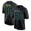 S.Seahawks #90 Jarran Reed Player Black Limited Fashion Home Game Ldoa Stitched Jerseys