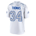 B.Bills #34 Thurman Thomas Player White Rivalries Collection Game Ldoa Stitched Jerseys
