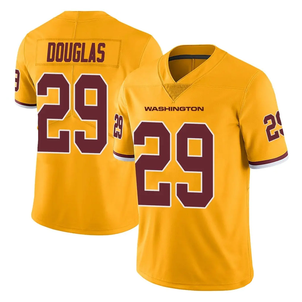 W.Commanders #29 Rasul Douglas Player Gold Limited Color Rush Home Game Ldoa Stitched Jerseys