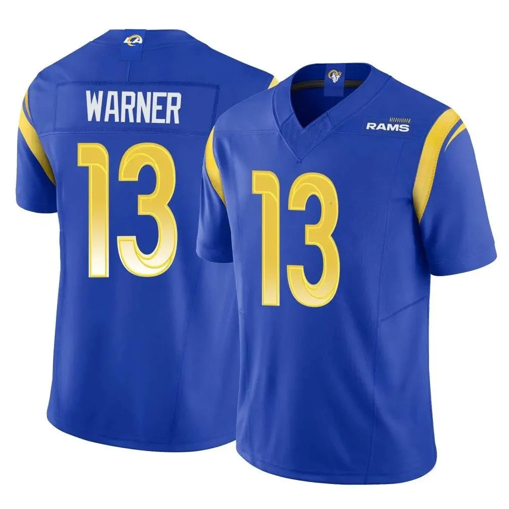 LA.Rams #13 Kurt Warner Player Royal Vapor F.U.S.E. Limited Retired Ldoa Stitched Jerseys