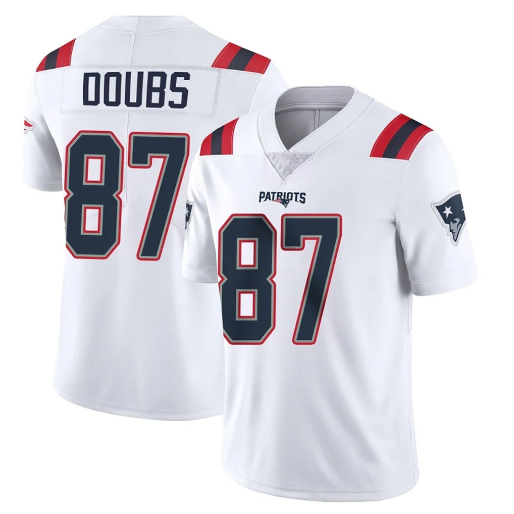 NE.Patriots #87 Romeo Doubs Player White Vapor Untouchable Home Game Ldoa Stitched Jerseys