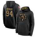C.Bears #94 Austin Booker Player Black Salute to Service Pullover Hoodies Limited Ldoa Stitched Jerseys