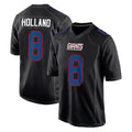 NY.Giants #8 Jevon Holland Player Carbon Fashion Limited Home Game Ldoa Stitched Jerseys