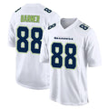 S.Seahawks #88 AJ Barner Player White Tundra Fashion Home Game Ldoa Stitched Jerseys